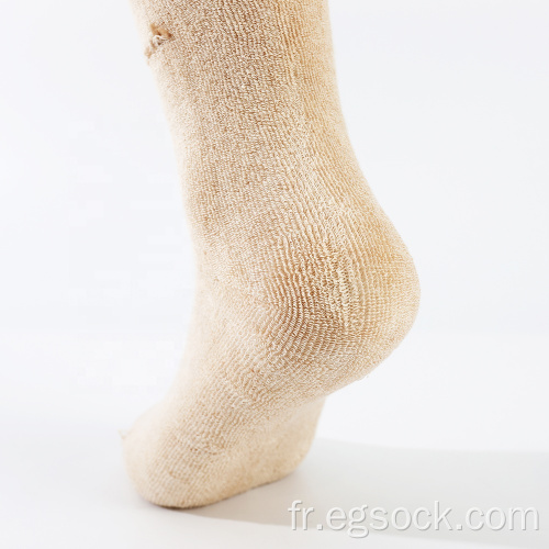 épaisses chaussettes chaudes en coton bio thermique pour femme